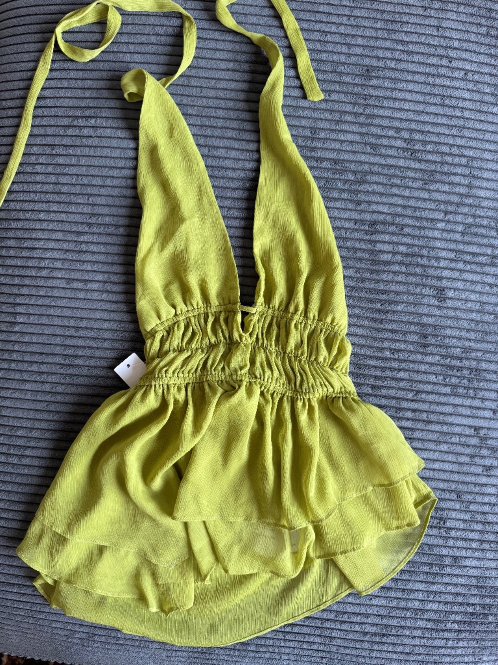 Princess Polly Green Halter Top